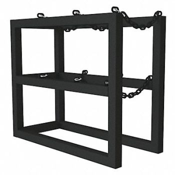 DURHAM MFG Gas Cylinder Rack Steel Tubing 36 D, 55PW87
