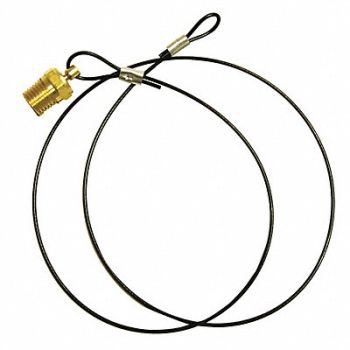 CONRADER Drain Pull Valve 1/4 Inlet 250 PSI, 55RT89
