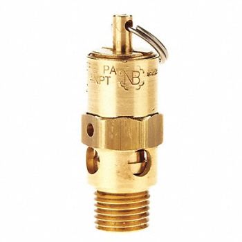 CONRADER Pressure Relief Valve Brass Ball, 60UJ78