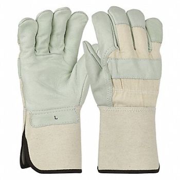 PIP Leather Gloves M Gunn Cut PR PK12, 55TJ93