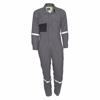 MCR SAFETY K2357 Flame-Resistant Coverall 40 Size, 55UY02