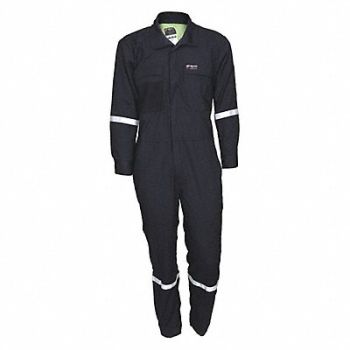 MCR SAFETY K2357 Flame-Resistant Coverall 46 Size, 55UY35