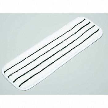 ABILITY ONE Wet Mop Head White Microfiber PK10, 55VD55
