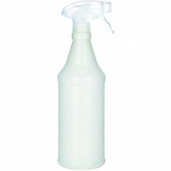 ABILITY ONE Spray Bottle 24 oz 8 1/8 H White PK3, 55VD62