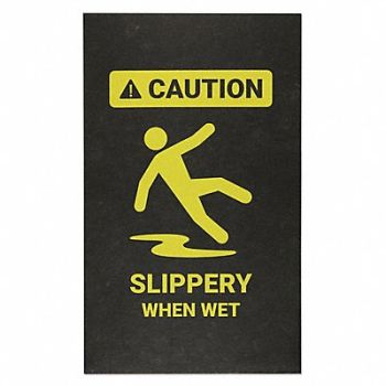 PIG Floor Mat Caution Slippery When Wet PK2, 55VE06