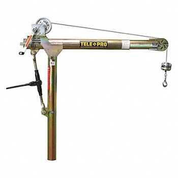 TELE-PRO Davit Crane 500 lb 23in to 66in Reach, 55VE56
