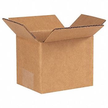 GRAINGER APPROVED Shipping Box 5x4x4 in, 55VG09