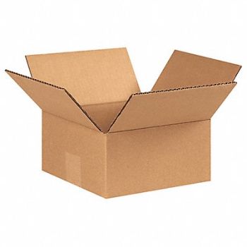GRAINGER APPROVED Shipping Box 7x7x3 in, 55VG22