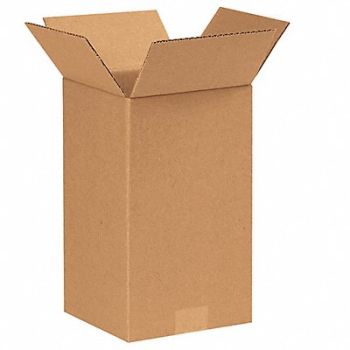 GRAINGER APPROVED Shipping Box 7x7x14 in, 55VG24