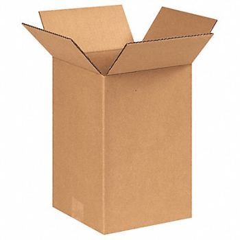 GRAINGER APPROVED Shipping Box 8x8x12 in, 11R296