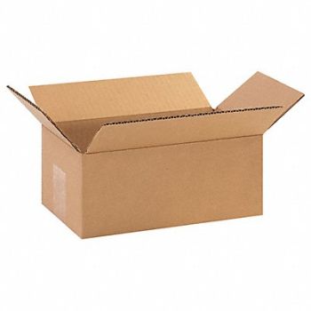 GRAINGER APPROVED Shipping Box 10x6x4 in, 11K632