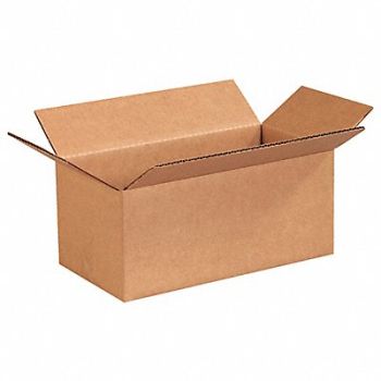 GRAINGER APPROVED Shipping Box 10x5x4 in, 55VG43