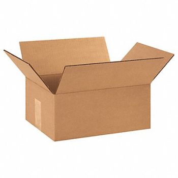 GRAINGER APPROVED Shipping Box 10x7x3 in, 55VG45