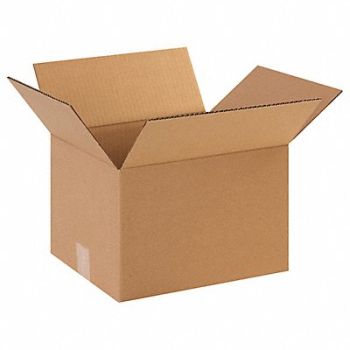 GRAINGER APPROVED Shipping Box 12x10x8 in, 11R327