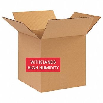 GRAINGER APPROVED Shipping Box 10x10x10 in, 55VG52