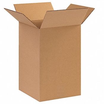 GRAINGER APPROVED Shipping Box 10x10x16 in, 55VG54