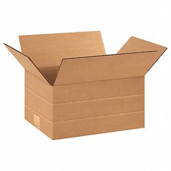 GRAINGER APPROVED Shipping Box 12x9x6-2 in, 55VG77