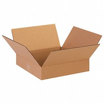 GRAINGER APPROVED Shipping Box 13x13x3 in, 55VG94