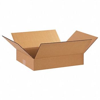 GRAINGER APPROVED Shipping Box 15x12x3 in, 55VH12