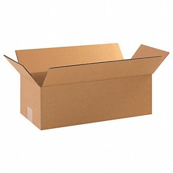 GRAINGER APPROVED Shipping Box 18x8x4 in, 55VH36