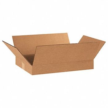 GRAINGER APPROVED Shipping Box 18x12x2 in, 55VH37