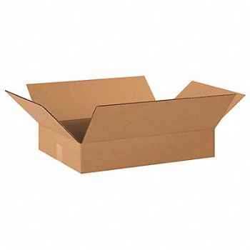GRAINGER APPROVED Shipping Box 20x14x3 in, 55VH57