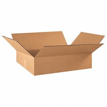 GRAINGER APPROVED Shipping Box 22x16x6 in, 55VH68