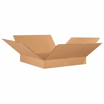 GRAINGER APPROVED Shipping Box 26x26x4 in, 55VJ03