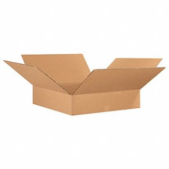 GRAINGER APPROVED Shipping Box 26x26x6 in, 493T54