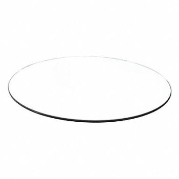 CLEARTEX Chair Mat Round 48 Clear 1/4 Thick, 55VL66