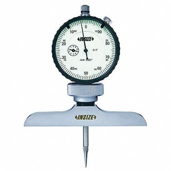 INSIZE Dial Depth Gage, 55VM79