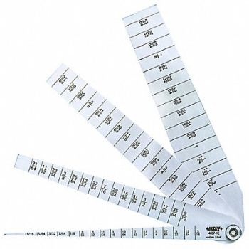 INSIZE Taper Gauge Set Graduations 1/64 in, 55VN64