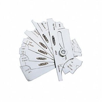 INSIZE Fillet Weld Gage (7) Blades, 55VN70