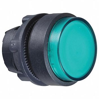 SCHNEIDER ELECTRIC Head for Push Button 22mm Green, 55WG12
