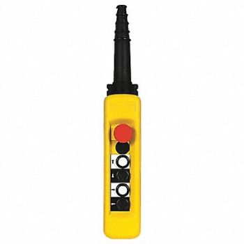 SCHNEIDER ELECTRIC Pendant Control Station Yellow, 55WG49