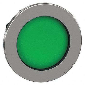 SCHNEIDER ELECTRIC Pushbutton Head Green 30mm, 55WH41