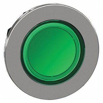 SCHNEIDER ELECTRIC Head for Push Button 30mm Green, 55WH82