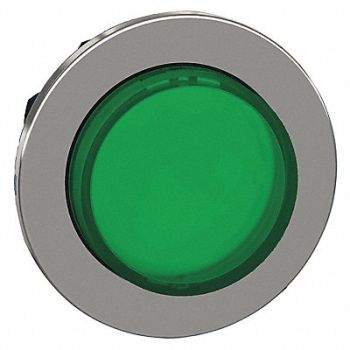 SCHNEIDER ELECTRIC Head for Push Button 30mm Green, 55WJ49