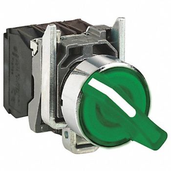 SCHNEIDER ELECTRIC Illuminated Selector Switch 22mm Sz, 55WJ75