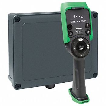 SCHNEIDER ELECTRIC Hoisting Wireless Remote Black/Green, 55WJ97