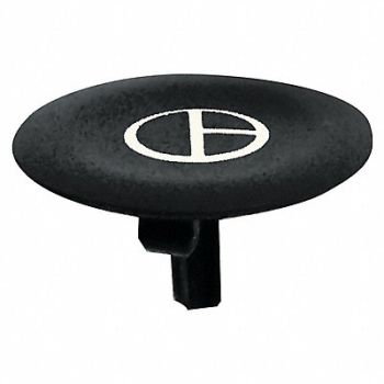 SCHNEIDER ELECTRIC Marked Push Button Cap Black 22mm, 55WL16