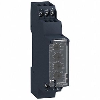 SCHNEIDER Voltage Sensing Relay 5A 12VDC 6 Pins, 55WL94