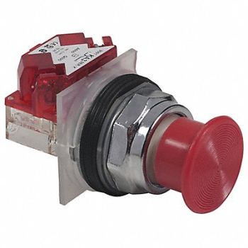 SCHNEIDER ELECTRIC Pilot Light 110 to 120VAC Red LED Lamp, 55WR05