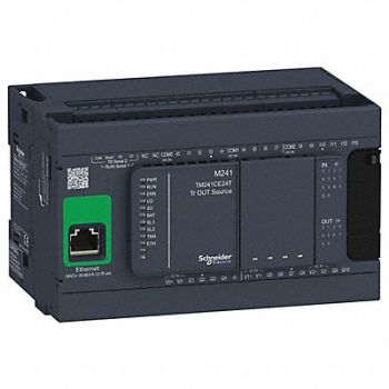 SCHNEIDER ELECTRIC Logic Controller 24VDC Transistor Output, 55WT38