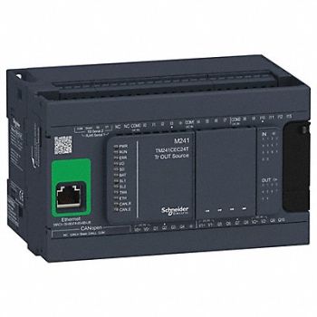 SCHNEIDER ELECTRIC Logic Controller 24VDC Transistor Output, 55WT39