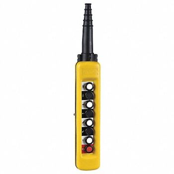 SCHNEIDER ELECTRIC Pendant Control Station Yellow, 55WT94