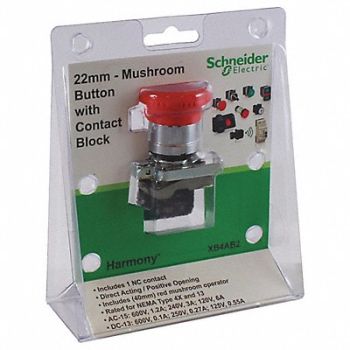 SCHNEIDER ELECTRIC Emerg. Switching Off Push Button 22mm, 55WT98