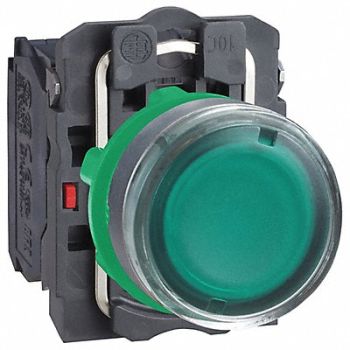 SCHNEIDER ELECTRIC Push Button 22mm Momentary Action, 55WU14