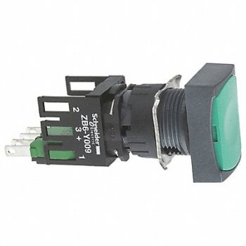 SCHNEIDER ELECTRIC Push Button 16mm Momentary, 55WU31