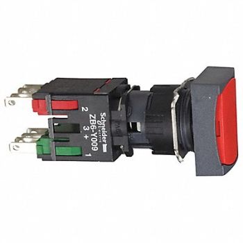 SCHNEIDER ELECTRIC Push Button 16mm Momentary, 55WU33